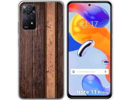 Carcasa Xiaomi Redmi Note 11 Pro TUMUNDOSMARTPHONE Dibujos Madera 05 Multicolor