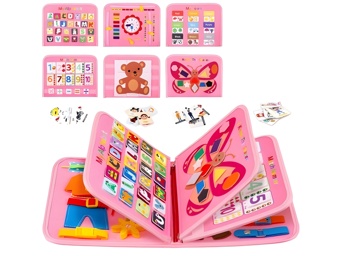 Busy Board Montessorimontessori Tablero Sensorial Para Niños Szsmart Dy05edad Mínima 1 Año.
