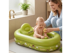 Bañera Inflable Bebé, Portátil Plegable Niños Pulgadas, Verano
