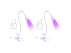 Mini lámpara UV, lámpara de curación LED con pinza de cuello de cisne flexible GOKOCO