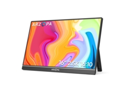 Monitor Portátil - Arzopa Z1rc, 16 ", 2.5k,full-hd, 1 Ms, Black