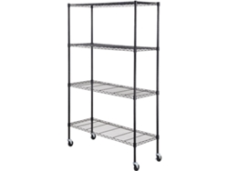 Estante de almacenamiento Succebuy, estante de almacenamiento para garaje, 4 niveles, ajustable, capacidad de carga de 700 lb