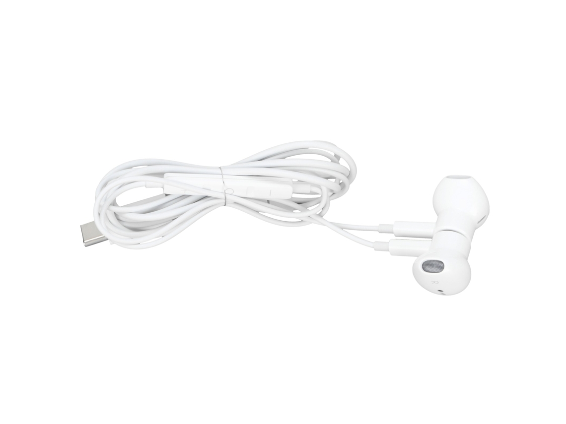 Auriculares Con Cable Huawei Me570h Usb Tipo C Para Google Con Cancelación De Ruido Y Micrófono - Blanco
