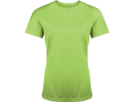 Camiseta de Mujer para Deporte PROACT Multideportes Poliéster Verde (2XL)