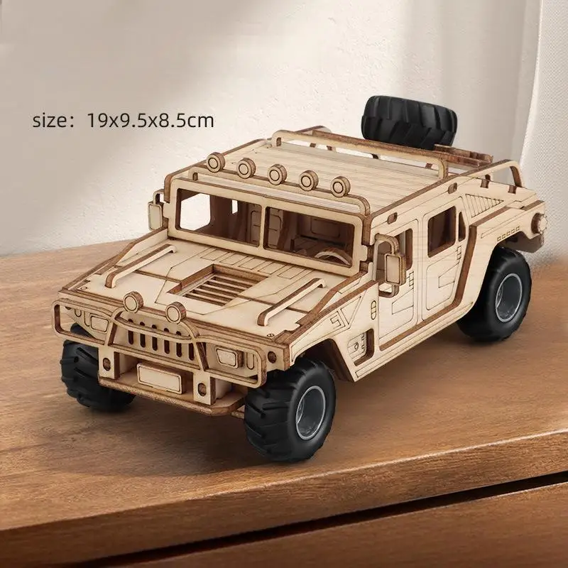 (estilo 3) Modelo De Coche De Madera 3d, Kit De Montaje Mecánico Para Armar Uno Mismo.