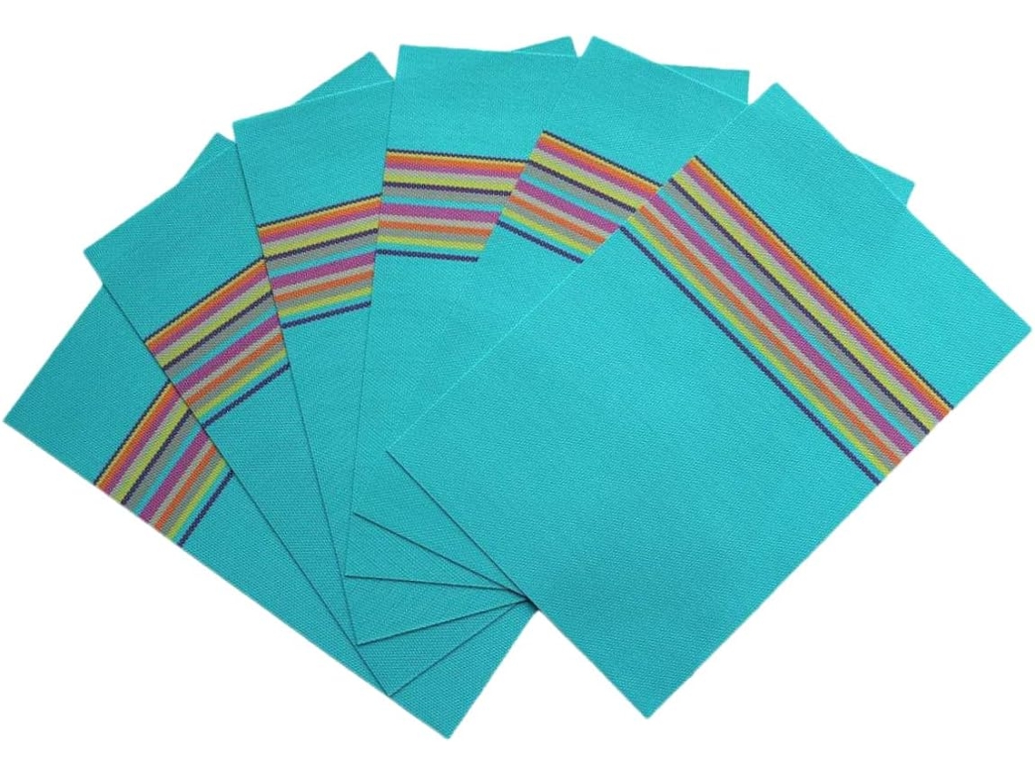 Juego De 6 Manteles Individuales De Pvc, Antideslizantes Y Con Aislamiento Térmico, Para Proteger Su Mesa De Las Manchas.