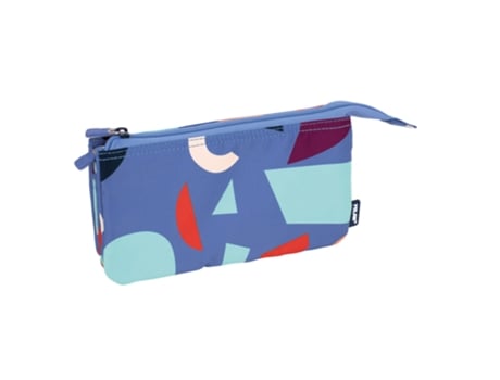 Estuche Escolar MILAN The Fun 2024 5 Compartimentos Azul 081133Fab