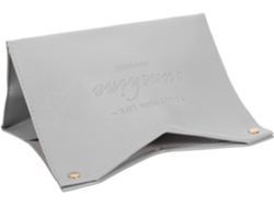 Organizador Caja Pañuelos Rectangular Pu Gris Tocador