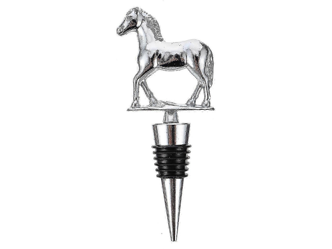 1 tapón para botella de vino con diseño de caballo, accesorio para regalo de Navidad. Hengjian