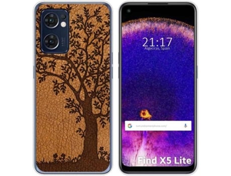 Carcasa Oppo Find X5 Lite 5G TUMUNDOSMARTPHONE Dibujos Cuero 03 Multicolor