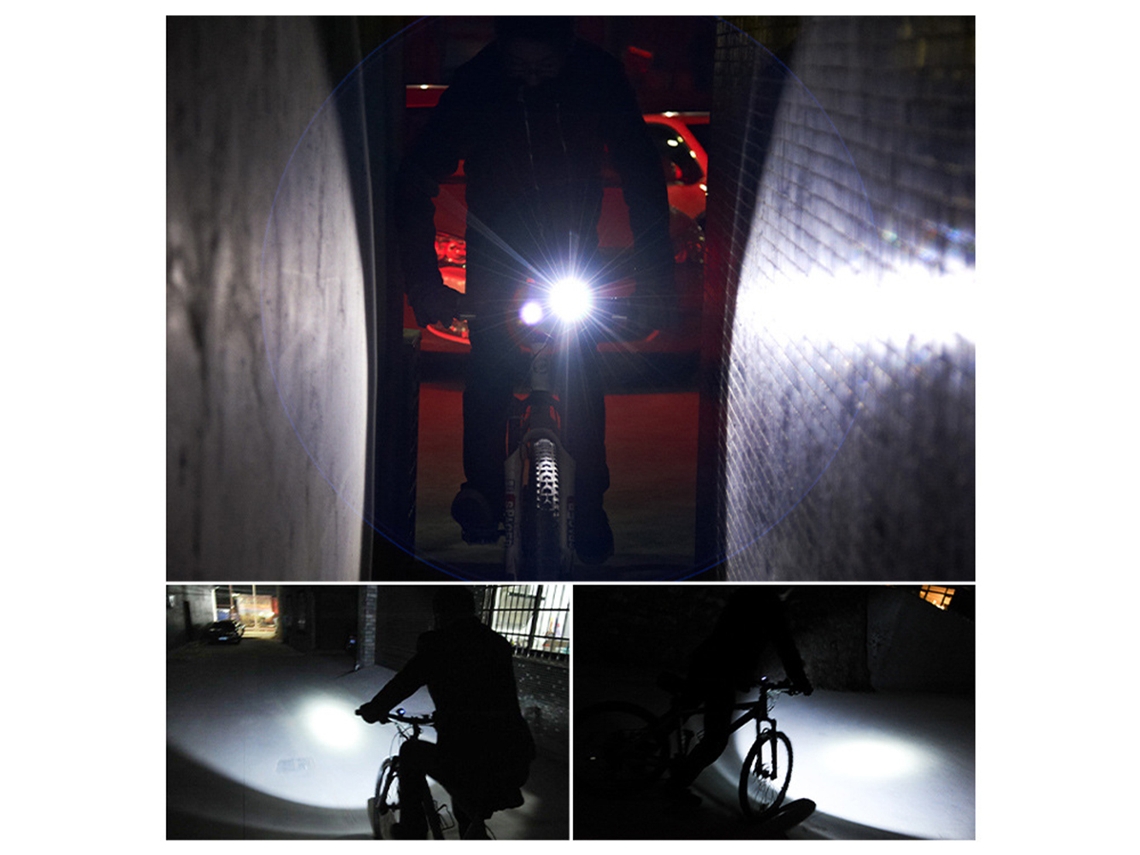 2026-luz Delantera Para Bicicleta Con Bocina 1000 Lúmenes Recargable Usb Impermeable 8 Modos De Iluminación Para Ciclismo Nocturno