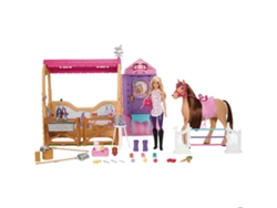 BARBIE Mysteries El gran establo de persecución de caballos