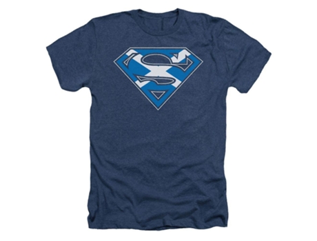 Camiseta ROCKINSTONE Superman Escudo Escocés (XXXL)