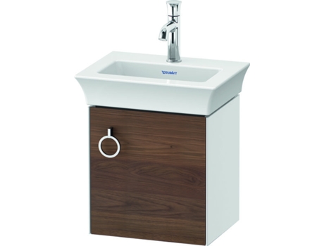 DURAVIT Tulip blanco, mueble de tocador colgado en la pared, ancho 384 x fondo 298mm, con 1x tope de puerta a la derecha, con tirador, WT4250R