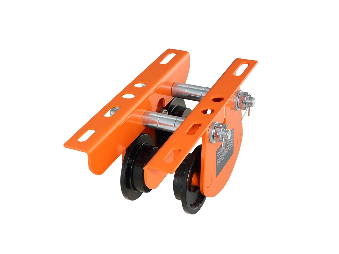 Carretilla manual Succebuy de 2200 lb/1 tonelada con cabrestante eléctrico, viga en I ajustable de 2,68 a 4,33 pulgadas