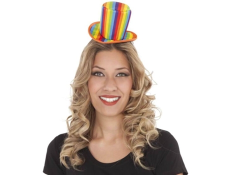 Diadema DISFRAZZES Mini Sombrero Arcoíris (Talla: Talla Universal )