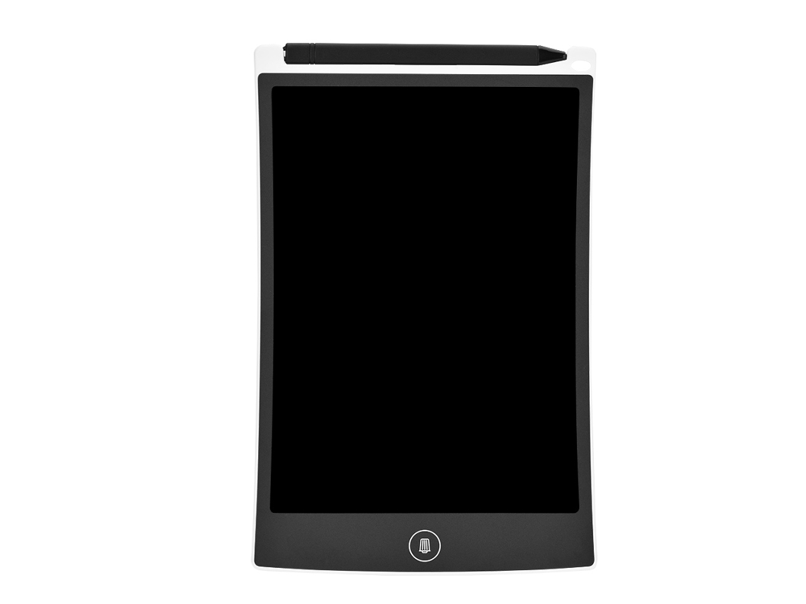 Tableta digital de escritura y dibujo LCD de 8,5 pulgadas, blanca, para niños y adultos, luz dorada