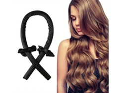 Rizador Cerámico Calentamiento Rápido Temperatura Ajustable Ondas Volumen Anti Frizz Cabello Hogar Viaje Juego 4 Tenacillas Nocturnas Larg