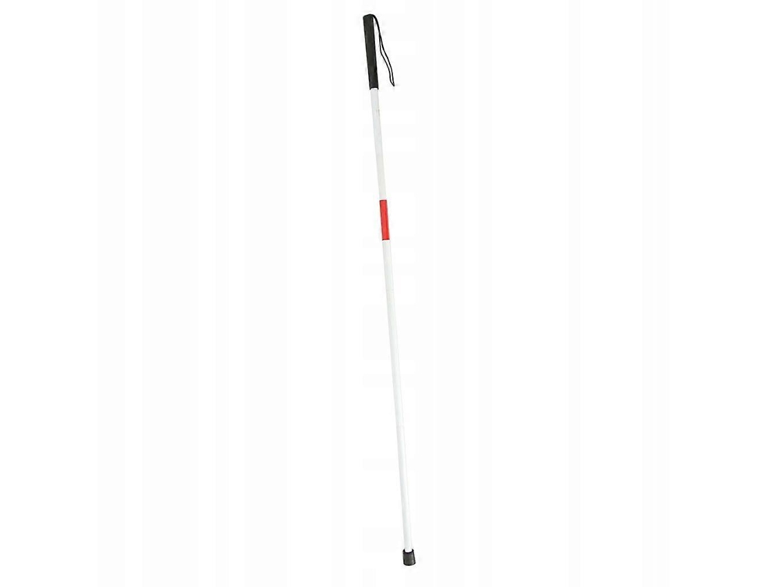 Juego de bastones largos plegables blancos (4 piezas)