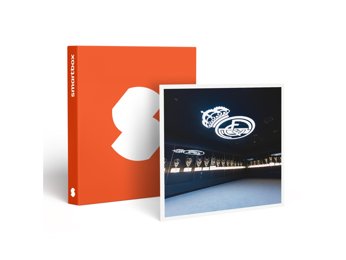 Caja Regalo Smartbox en el Bernabéu ¡En Familia! Entradas para 2 adultos y 1 niño para la Visita Oficial con Museo y Vista Panorámica en Temporada Alta.