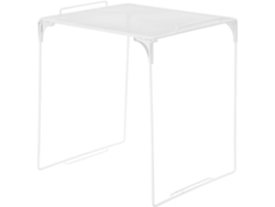 Besportble Estantería De Metal Blanco Con Estantes De Malla Y Estudio 31.00 X 29.00 X 25.70 Cm Pulgadas - F...