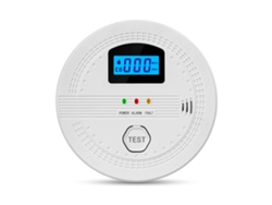 Detector De Monóxido De Carbono Con Sensor Electroquímico, Pantalla Digital Y Alarma Sonora Y Visual Para Uso Doméstico Y Hotelero.