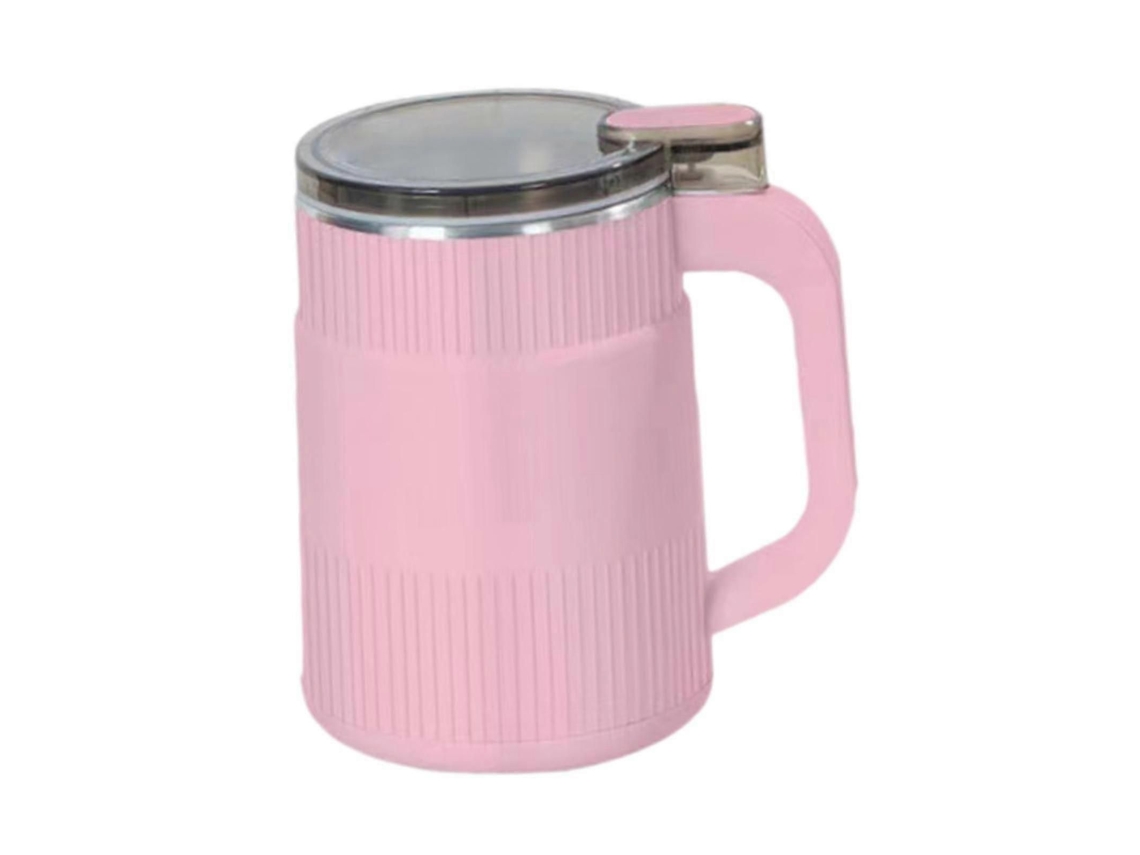 Molinillo de café eléctrico ligero para granos secos, ideal para viajes, picnics y acampadas, color rosa. GOKOCO