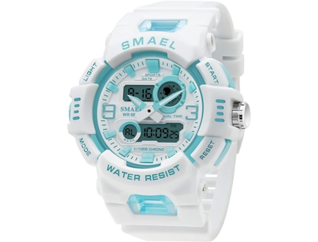 VEANXIN Relojes digitales LED Reloj de pulsera impermeable para mujer hasta 50 m-Azul