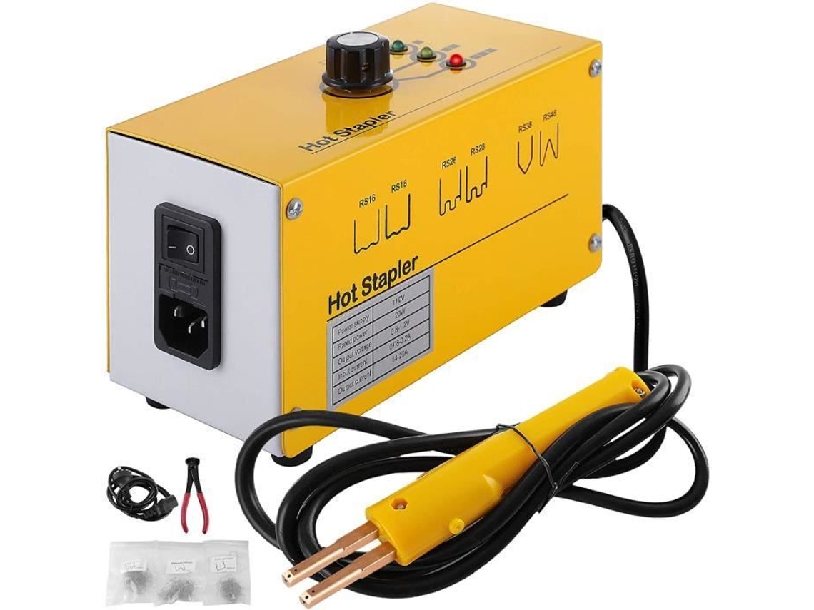 Vevor Plástico Caliente Grapadora 20w Kit De Herramientas Reparación Plástico Soldadura Profesional 220v Soldador 3 Configuraciones Calor28