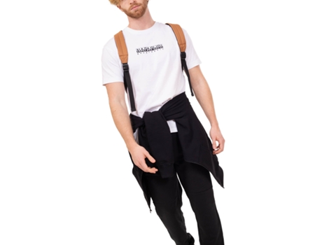 Camiseta de Hombre NAPAPIJRI Blanco (3XL)
