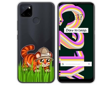 Carcasa Realme C21Y / C25Y TUMUNDOSMARTPHONE Dibujos Transparente Multicolor