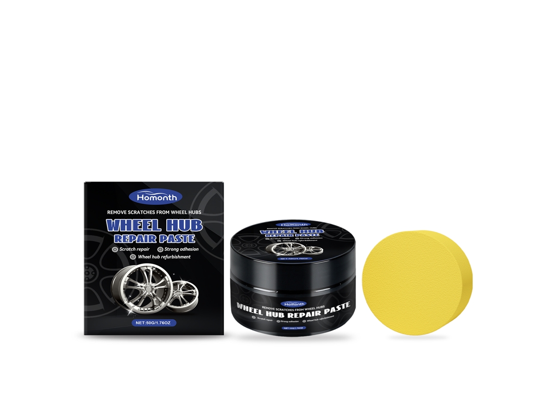Crema para el cuidado y brillo de las llantas del coche