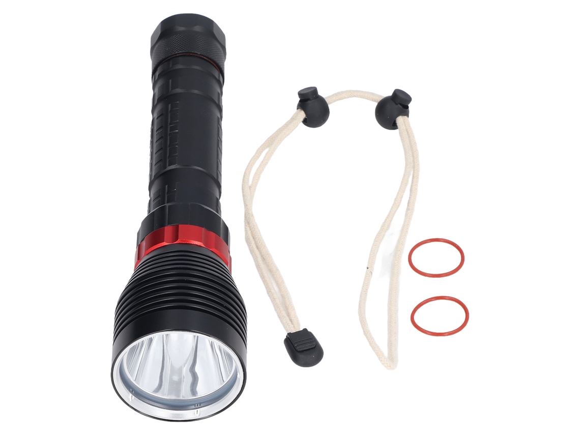 Linterna Led De Buceo Profesional 5000 Lúmenes, Resistente Al Agua Ipx8, Portátil, Sumergible Hasta