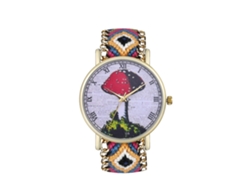 Elegante Reloj De Pulsera Unisex De Cuarzo Con Correa De Lana - Regalo De Moda 06