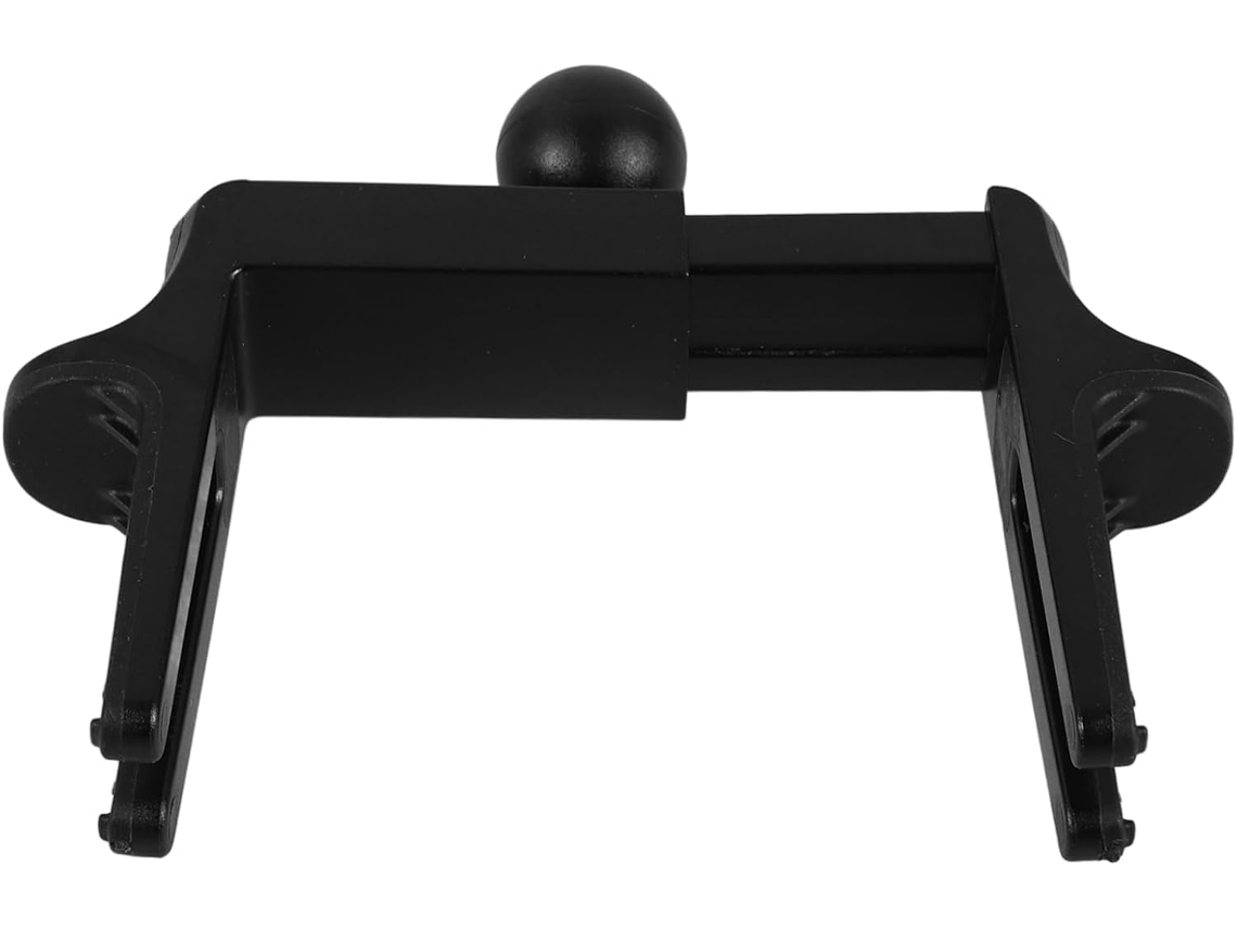 Soporte para teléfono de coche con visera y soporte para rejilla de ventilación, diseño abdominal negro. Jortmrd