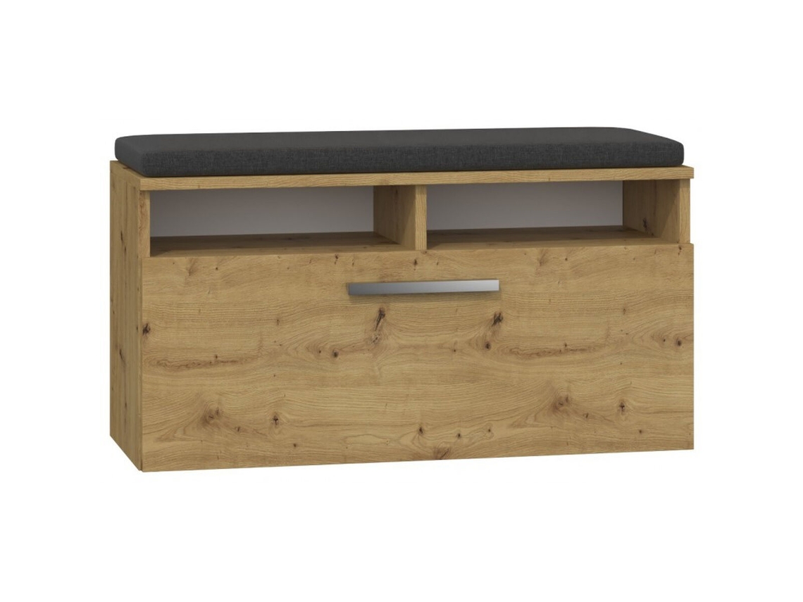 Zapatero TOP E SHOP RIVA SZAFKA ARTISAN Plateado Roble Laminado ABS