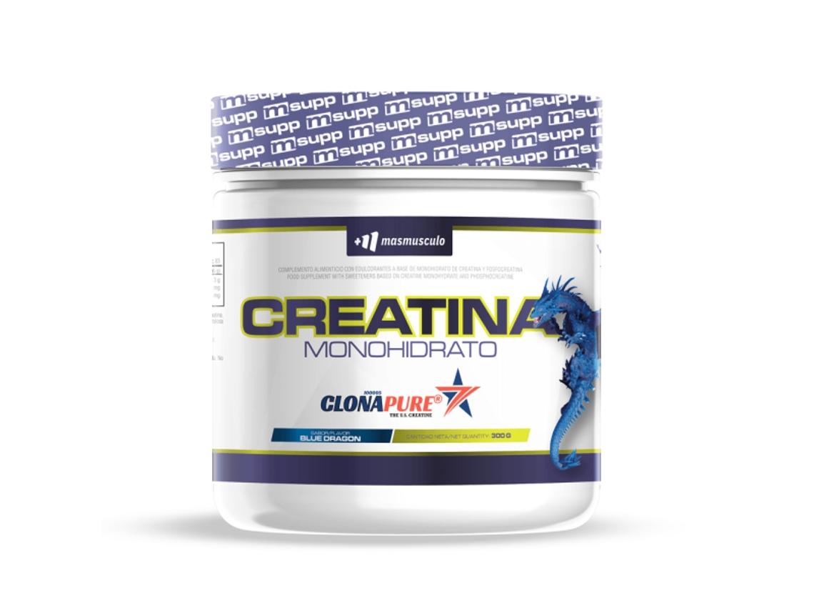 Creatina Monohidrato Clonapure® - 300g Blue Dragon Masmusculo