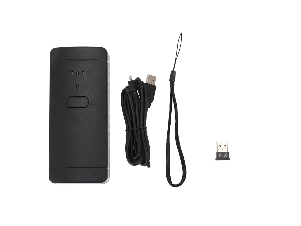 Escáner De Código De Barras Inalámbrico Bluetooth 1d/2d Con 3 Modos De Escaneo Para Supermercados Y Almacenes.