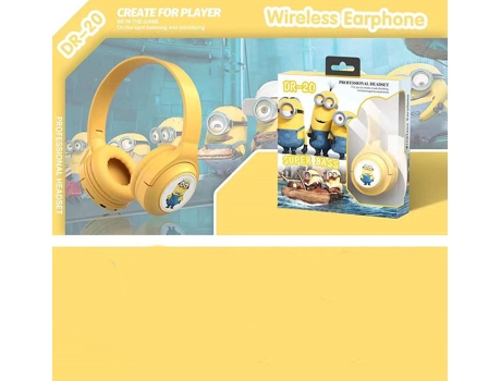 Auriculares Bluetooth SENLIN Minions Headset5.0 universales