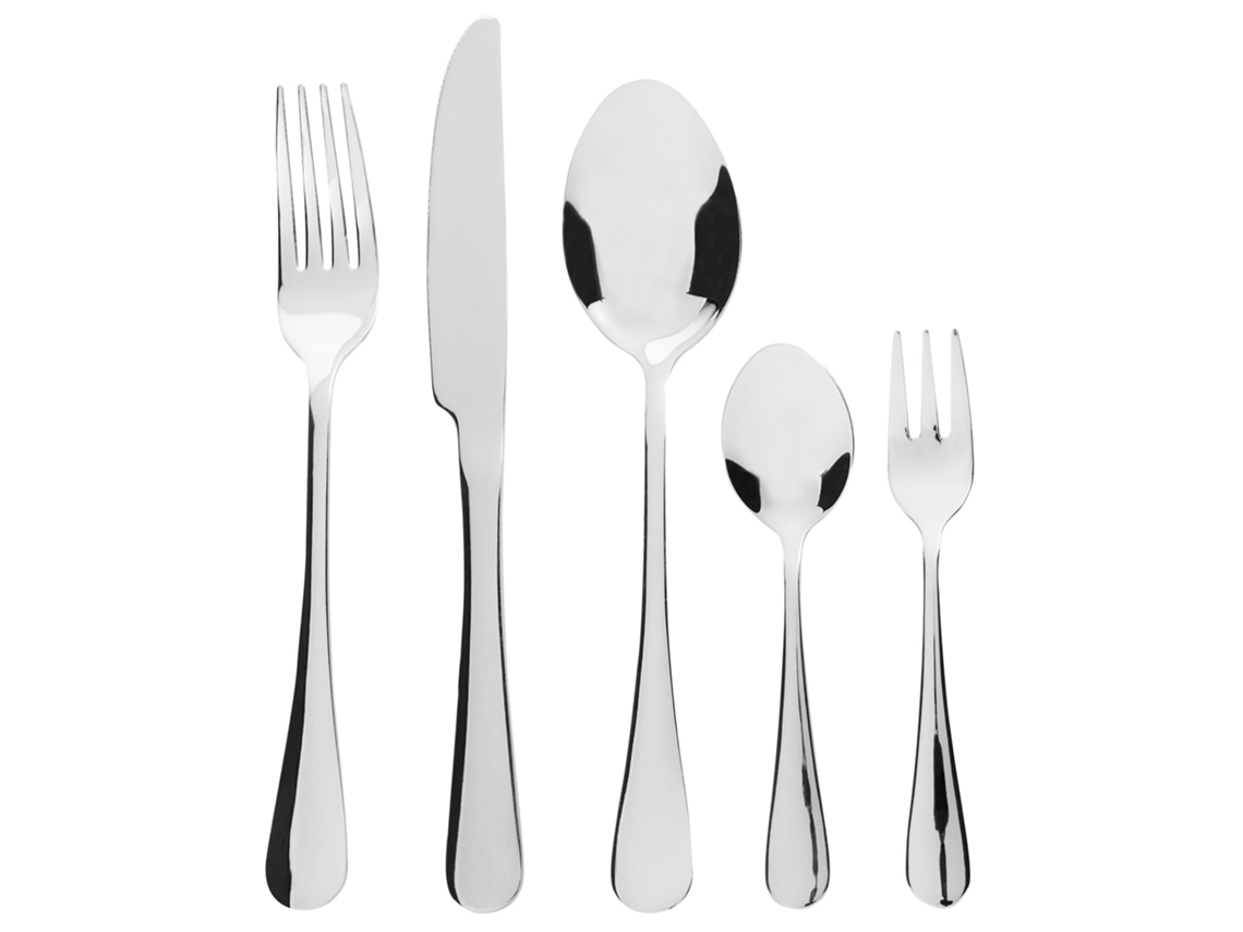 Conjunto de cubiertos Plateado FUSILLI