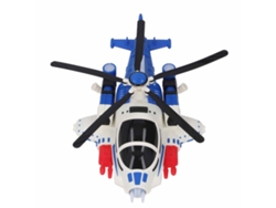 Ats-juguete Avión Para Niños Avión Musical Eléctrico Con Luces Y Sonidos Hélice Universal Azul
