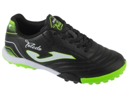 Toledo Jr 2501 Tf Tojw2501tf, Botas de fútbol para niño, Negro, Talla 37, Joma
