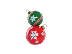 Figura de Led em Resina Vermelha, 25,5 X 24 X 42 Cm ALEXANDRA HOUSE LIVING
