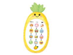 Teléfono Móvil Musical Para Bebés Con Diseño De Piña, De Silicona Masticable.