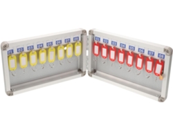 Soporte Para Llaves De Pared Con Cerradura, Caja De Almacenamiento De Llaves, Estuche Organizador Seguro