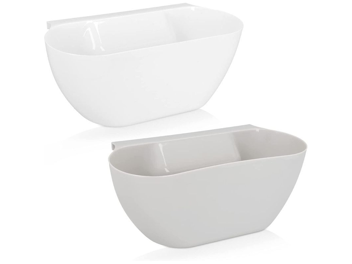 Vasos De 3,8 L Para La Recogida De Residuos De Cocina - Contenedor Colgante De 28 X 13,5 X 11 Cm Para Encimera