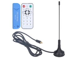 Kit Sintonizador De Tv Digital Dvb-t Dab Fm Con Mando A Distancia Y Antena Para Medios Domésticos.