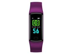 Pulsera Inteligente Con Monitor De Frecuencia Cardíaca, Seguimiento Del Sueño, Rastreador De Fitness Y Podómetro (morado)