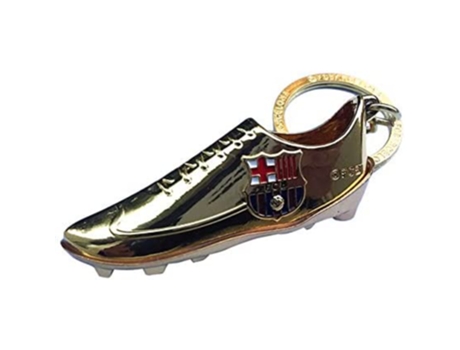 Llavero FC BARCELONA Porta De Metal Dorado (U)