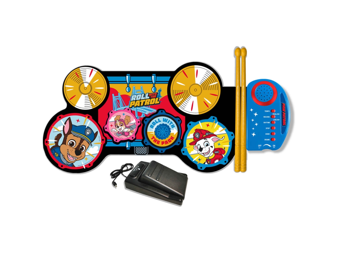 Batería electrónica de Paw Patrol